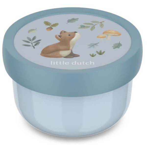 LISEK niebieski pojemnik na przekąski Forest Friends Mepal Little Dutch