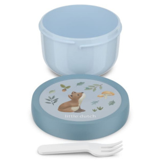 LISEK niebieski pojemnik na przekąski Forest Friends Mepal Little Dutch