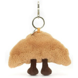 WESOŁY CROISSANT brązowa zawieszka breloczek 16 cm Jellycat 1+