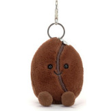 WESOŁE ZIARNO KAWY brązowa zawieszka breloczek 17 cm Jellycat 1+