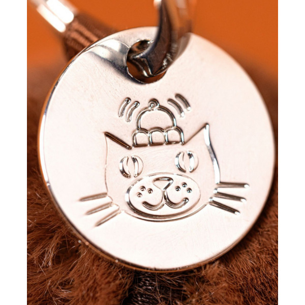 WESOŁE ZIARNO KAWY brązowa zawieszka breloczek 17 cm Jellycat 1+