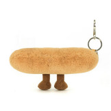 WESOŁA BAGIETKA brązowa zawieszka breloczek 15 cm Jellycat 1+