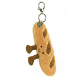 WESOŁA BAGIETKA brązowa zawieszka breloczek 15 cm Jellycat 1+