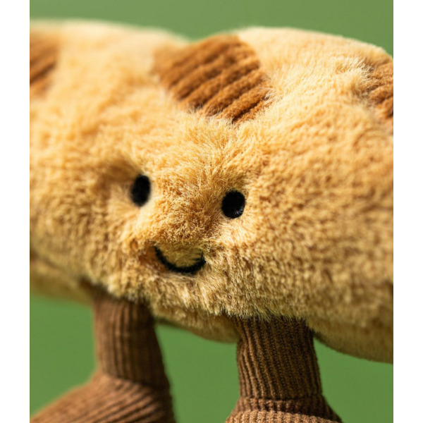 WESOŁA BAGIETKA brązowa zawieszka breloczek 15 cm Jellycat 1+