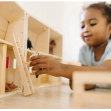 DREWNIANA FARMA ze zwierzątkami 7 figurek Melissa and Doug 3+