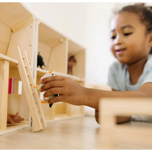 DREWNIANA FARMA ze zwierzątkami 7 figurek Melissa and Doug 3+