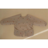 DINOZAURY śliniak z długim rękawem i kieszonką Mushie 6m+