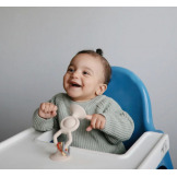 HexaPop gryzak silikonowy z przyssawką Shifting Sand Mushie 10m+