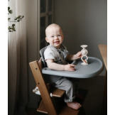 HexaPop gryzak silikonowy z przyssawką Shifting Sand Mushie 10m+