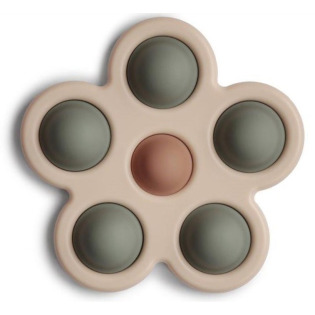 KWIATEK zabawka sensoryczna Press Toy Dried Thyme/Natural/Shifting Sand Mushie 10m+