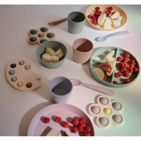 KWIATEK zabawka sensoryczna Press Toy Dried Thyme/Natural/Shifting Sand Mushie 10m+