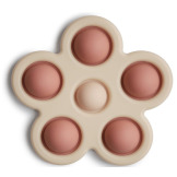 KWIATEK zabawka sensoryczna Press Toy Rose/Blush/Shifting Sand Mushie 10m+