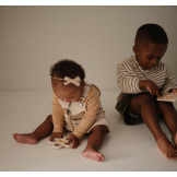 KWIATEK zabawka sensoryczna Press Toy Soft Lilac/Pale Daffodil/Ivory Mushie 10m+