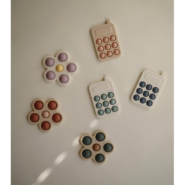 TELEFON zabawka sensoryczna Press Toy Blush Mushie 10m+