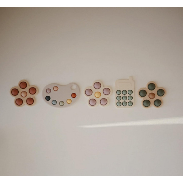 TELEFON zabawka sensoryczna Press Toy Cambridge Blue Mushie 10m+