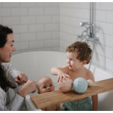 KULE SILIKONOWE zabawka sensoryczna Nesting Spheres Blush 3 szt. Mushie 10m+