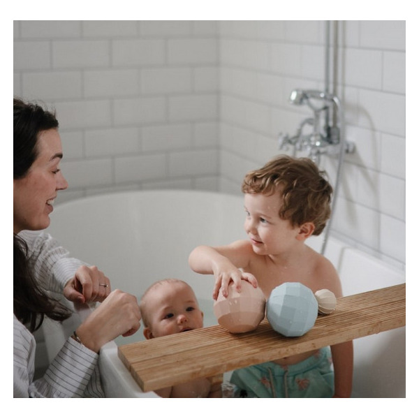 KULE SILIKONOWE zabawka sensoryczna Nesting Spheres Blush 3 szt. Mushie 10m+