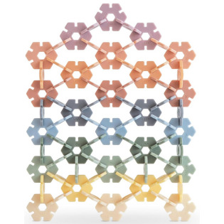 KWIATKI klocki konstrukcyjne HEX 100 szt. Mushie 5+