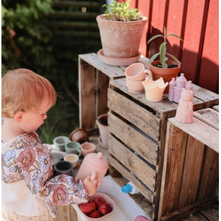 KSIĘŻNICZKA zabawka do kąpieli silikonowy zestaw 4 szt. Princess Mushie 10m+