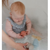 KOSMOS zabawka do kąpieli silikonowy zestaw 4 szt. Space Mushie 10m+