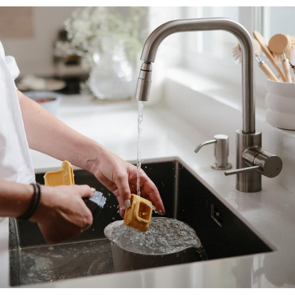 POJAZDY zabawka do kąpieli silikonowy zestaw 4 szt. Vehicles Mushie 10m+