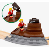 DREWNIANA KOLEJKA zestaw startowy z pociągiem 22 el. World Brio 3+