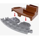 DREWNIANA KOLEJKA zestaw startowy z pociągiem 22 el. World Brio 3+