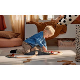 DREWNIANA KOLEJKA zestaw startowy z pociągiem 22 el. World Brio 3+