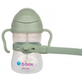 Szałwiowa ELASTYCZNA SMYCZ do bidonu ze słomką Sage B.Box