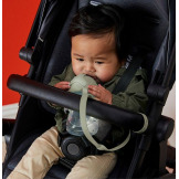 Szałwiowa ELASTYCZNA SMYCZ do bidonu ze słomką Sage B.Box