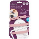 Różowa ELASTYCZNA SMYCZ do bidonu ze słomką Blush B.Box