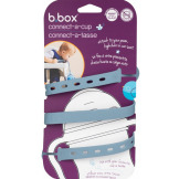 Niebieska ELASTYCZNA SMYCZ do bidonu ze słomką Ocean B.Box