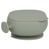 Szałwiowa silikonowa miseczka z przykrywką i przyssawką Sage B.Box