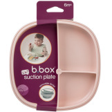 Różowy talerzyk z przyssawką i przegródką 2w1 Blush B.Box