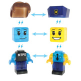 POLICE STATION klocki magnetyczne zestaw 35 el. Magna-Tiles 3+