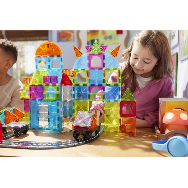 CITY CENTER klocki magnetyczne zestaw 110 el. Magna-Tiles 3+