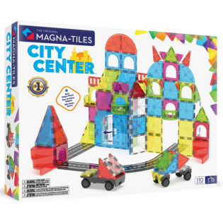 CITY CENTER klocki magnetyczne zestaw 110 el. Magna-Tiles 3+