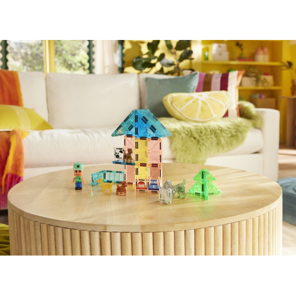 PUPPY PARK  klocki magnetyczne zestaw 27 el. Magna-Tiles 3+