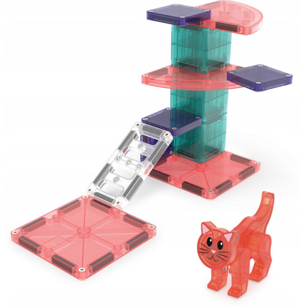 CAT TREE klocki magnetyczne zestaw 13 el. Magna-Tiles 3+