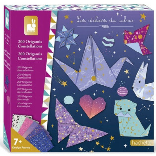 KONSTELACJE zestaw kreatywny do tworzenia origami 200 szt. Janod 7+