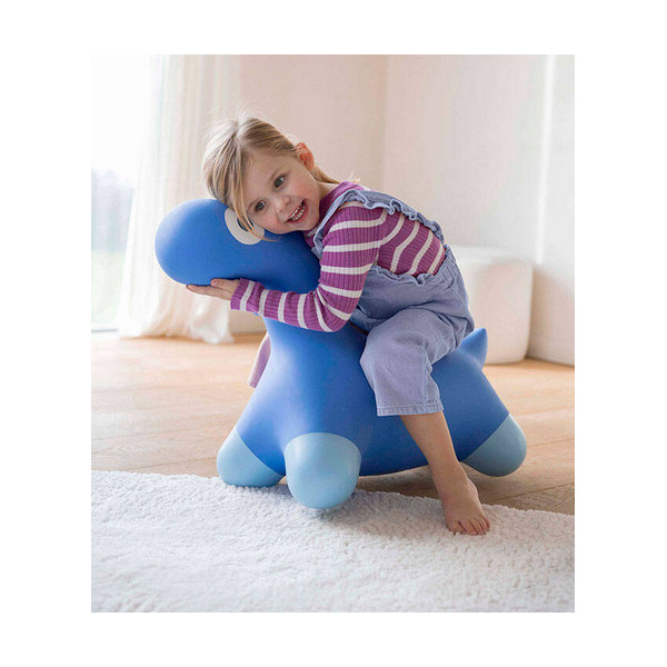HOPPI DINO skoczek z pompką Cosmic blue Quut 2+