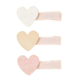 PASTELOWE SERDUSZKA brokatowe spinki do włosów 3 szt. Bracha Souza 4+