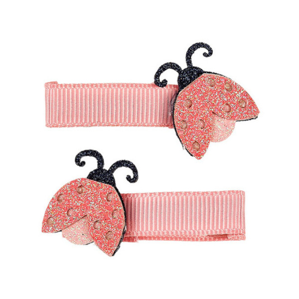 BROKATOWE BIEDRONKI spinki do włosów 2 szt. Vere Souza 3+