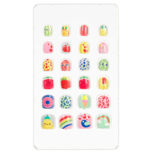 OWOCE sztuczne paznokcie samoprzylepne zestaw 24 szt. Souza 4+