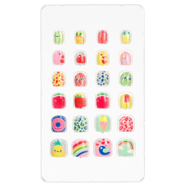 OWOCE sztuczne paznokcie samoprzylepne zestaw 24 szt. Souza 4+