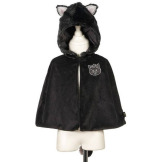KOTKA SASHA czarna peleryna z kapturem 2 lata Souza