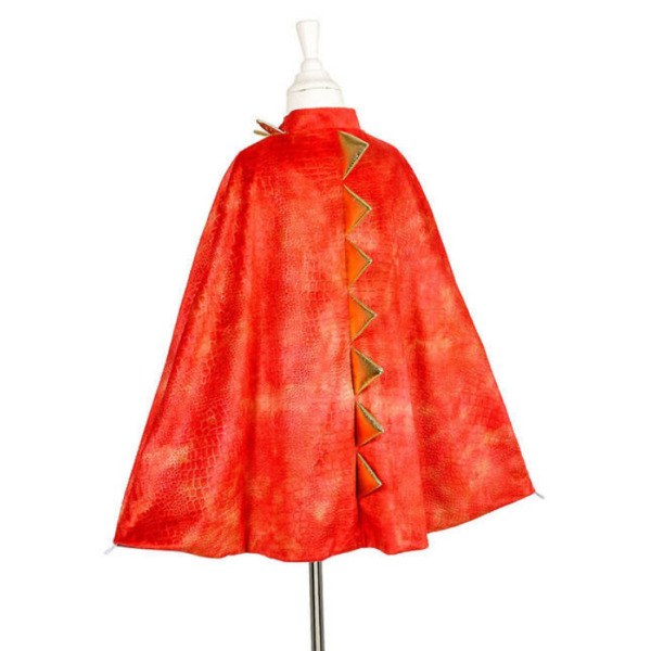 KRÓL - CZERWONY SMOK Kostium peleryna dwustronna 4-7 lat Souza