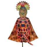 TRICERATOPS Kostium peleryna z kapturem - maską dinozaur 4-7 lat Souza