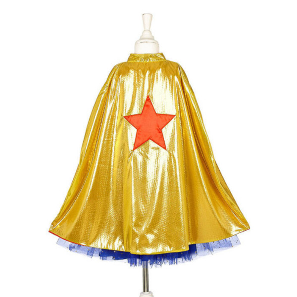 SUPERBOHATERKA Kostium sukienka z peleryną 3-4 lata Souza