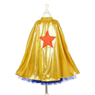 SUPERBOHATERKA Kostium sukienka z peleryną 8-10 lat Souza